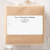 Simple Custom Business Shipping Labels ラベル (インサイチュ)