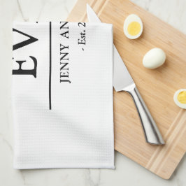 Simple Custom Design Best Mom Ever Mothers Gift キッチンタオル