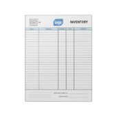 Simple Custom Logo Business Inventory Notepad ノートパッド (回転)