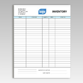 Simple Custom Logo Business Inventory Notepad ノートパッド