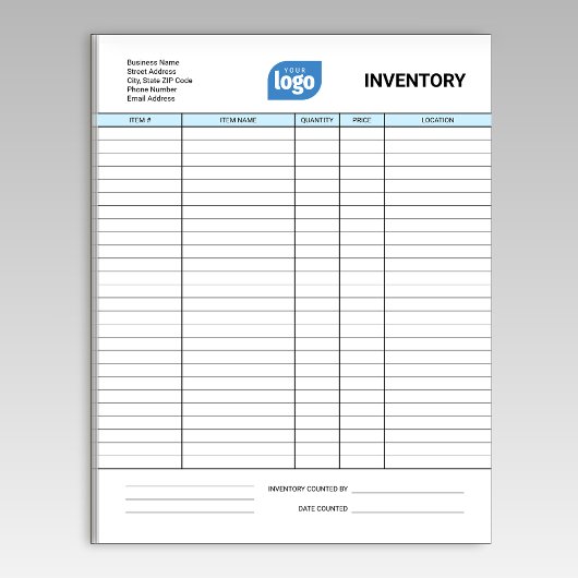 Simple Custom Logo Business Inventory Notepad ノートパッド