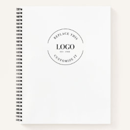 Simple Custom logo QR CODE website Promotion ノートブック