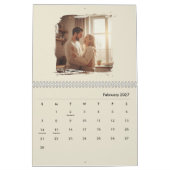 Simple Custom Modern Design Photo カレンダー (2月 2027)