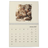 Simple Custom Modern Design Photo カレンダー (1月 2027)