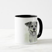 Simple Custom Pet Photo Mug With Name マグカップ (正面右)
