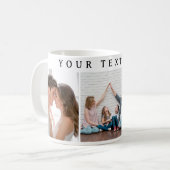 Simple Custom  Photo Valentine's Day Coffee Mug コーヒーマグカップ (正面左)