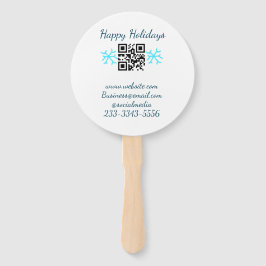 simple custom QR code add your name text  Classic  ハンドファン