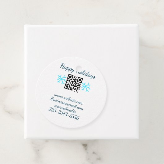 simple custom QR code add your name text  Classic  フェイバータグ (インサイチュ)