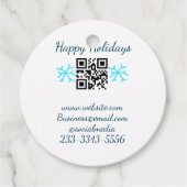 simple custom QR code add your name text  Classic  フェイバータグ (正面)