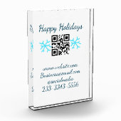 simple custom QR code add your name text  Classic  フォトブロック (左)