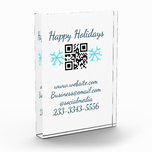 simple custom QR code add your name text  Classic  フォトブロック (左)