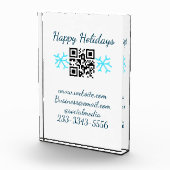 simple custom QR code add your name text  Classic  フォトブロック (右)