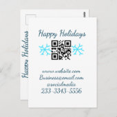 simple custom QR code add your name text  Classic  ポストカード (正面/裏面)