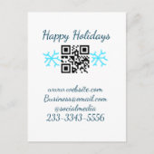 simple custom QR code add your name text  Classic  ポストカード (正面)