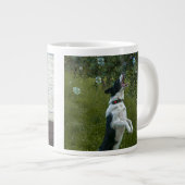 Simple Custom Two Photo ジャンボコーヒーマグカップ (正面右)