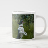 Simple Custom Two Photo ジャンボコーヒーマグカップ (右)