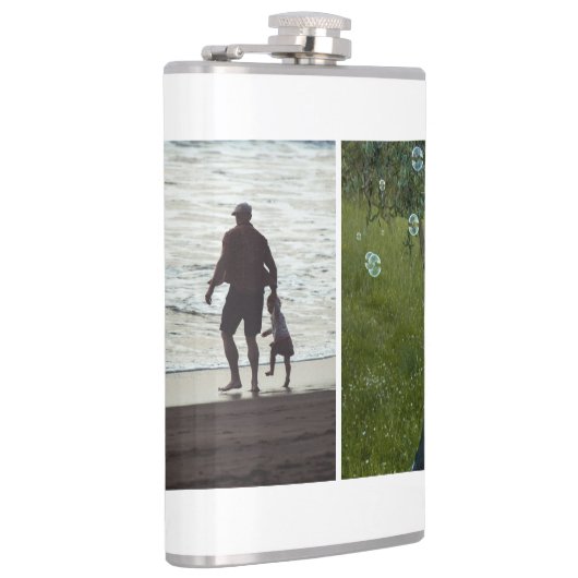 Simple Custom Two Photo フラスク (右)