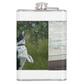 Simple Custom Two Photo フラスク (裏面)