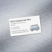 Simple Cute Campervan Hire Business Card マグネット名刺 (インサイチュ)