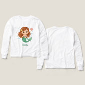 Simple cute little mermaid (デザイン 正面&背面)