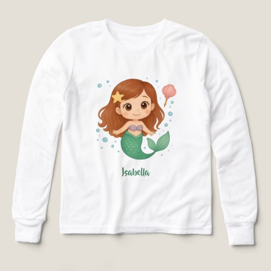 Simple cute little mermaid (デザイン正面)