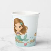Simple cute little mermaid 紙コップ (裏面)