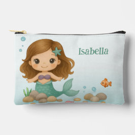 Simple cute little mermaid kids pencil case アクセサリーポーチ