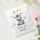 Simple cute little zebra  フェイバーバッグ (封をした状態)