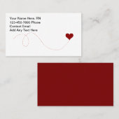 Simple Cute Registered Nurse Medical 名刺 (正面/裏面)