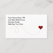 Simple Cute Registered Nurse Medical 名刺 (正面)