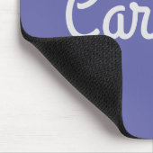 Simple Cute Script Typography Personalized Purple マウスパッド (コーナー)