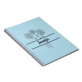 Simple daisies notebook for kids,back to school ノートブック (右側)