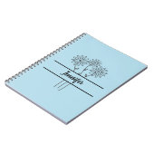 Simple daisies notebook for kids,back to school ノートブック (左側)