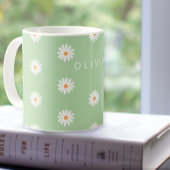 Simple daisies, Personalized gift, Daisy Lover Gif コーヒーマグカップ
