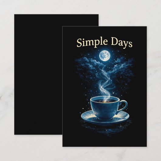 Simple Days サンキューカード (正面/裏面)