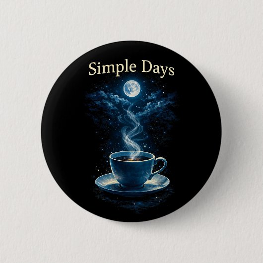 Simple Days 缶バッジ (正面)