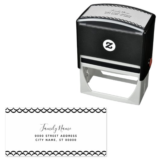 Simple Decorative Self Inking Rubber Stamp セルフインキングスタンプ (インサイチュ)