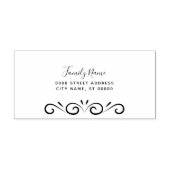 Simple Decorative Self Inking Rubber Stamp セルフインキングスタンプ (デザイン)