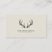 Simple Deer Antlers 名刺 (正面)