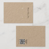 Simple Design Store Kraft Earring Display Card 名刺 (正面/裏面)