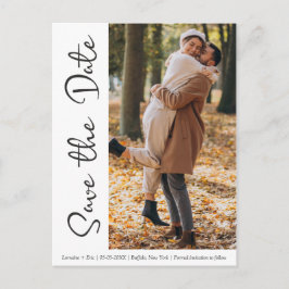 Simple Design with Rustic Touches and Picture ポストカード
