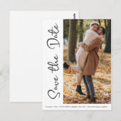 Simple Design with Rustic Touches and Picture ポストカード (正面/裏面)