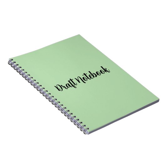 Simple Draft Book for School, homework & Projects ノートブック (右側)