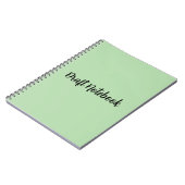 Simple Draft Book for School, homework & Projects ノートブック (左側)