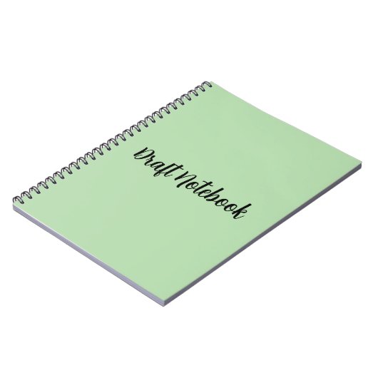 Simple Draft Book for School, homework & Projects ノートブック (左側)