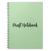 Simple Draft Book for School, homework & Projects ノートブック (正面)