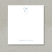 Simple Dusty Blue Bow Script Custom Name Script ノートパッド