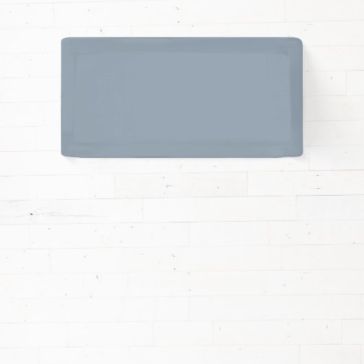 Simple dusty dove blue color 横断幕 (インサイチュ)