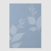 Simple Dusty Vellum with Leaves ベラム紙招待状 (正面)