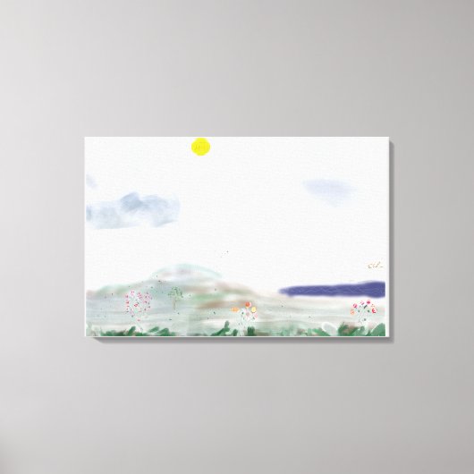 Simple Elegance キャンバスプリント (正面)